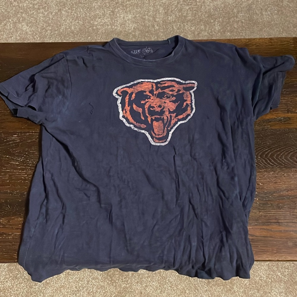 Chicago bears shirt navy blue